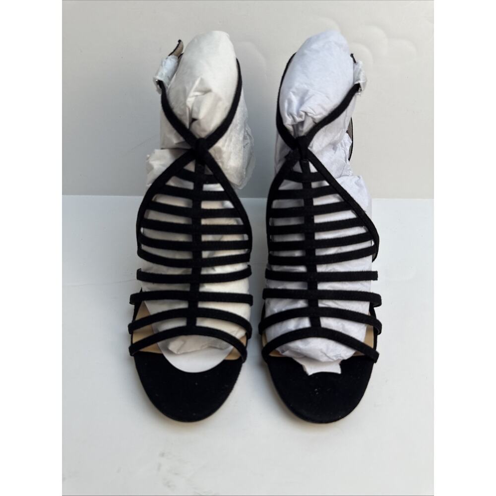 Daya by Zendaya Womens Sandal Shoes Black Heels Shoes 8.5 Medium Suede‎ NWB - Picture 5 of 8